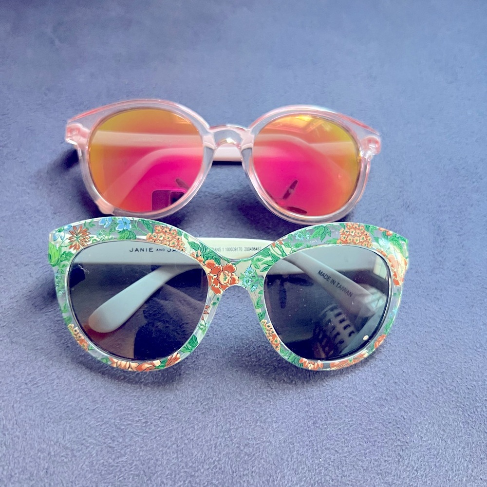 Two Janie and Jack baby girl sunglasses